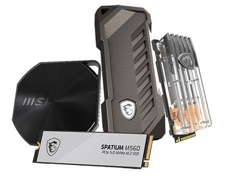 微星预告 SPATIUM M560 SSD：群联 E31T 主控，号称“全球首款非金属 VC 散热产品”