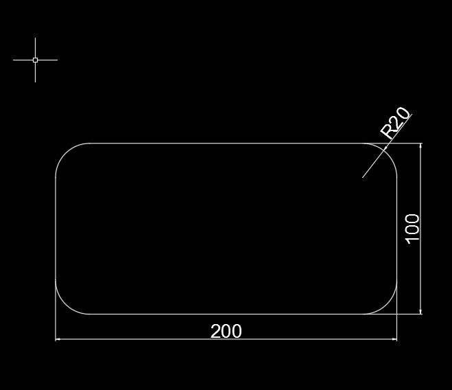 AutoCAD 2018怎么绘制圆角矩形 AutoCAD 2018绘制圆角矩形的方法