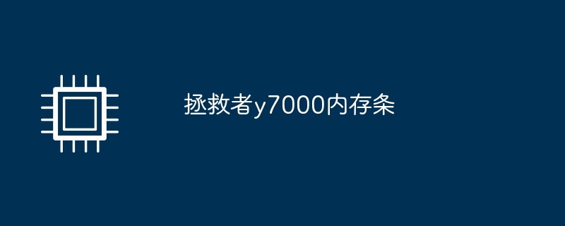 拯救者y7000内存条