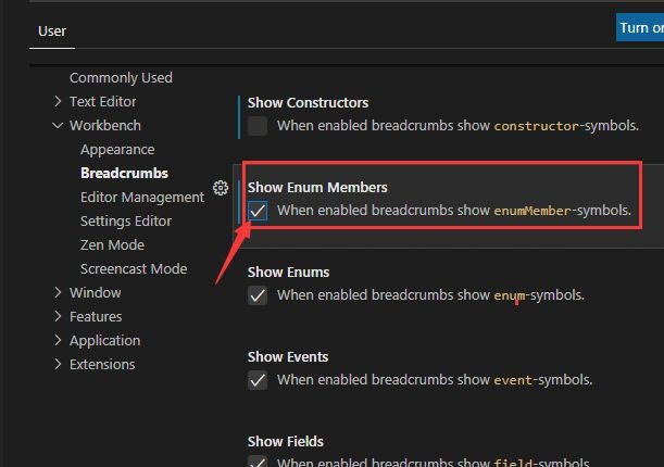 Visual Studio Code怎么显示枚举成员 VS Code显示枚举类型成员技巧