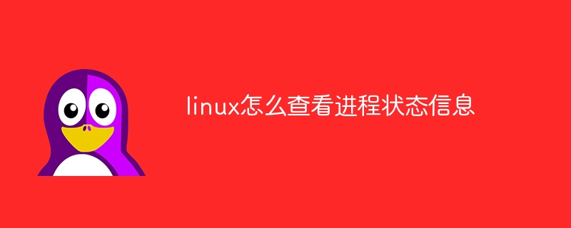 linux怎么查看进程状态信息(进程,状态,查看,信息,linux....)