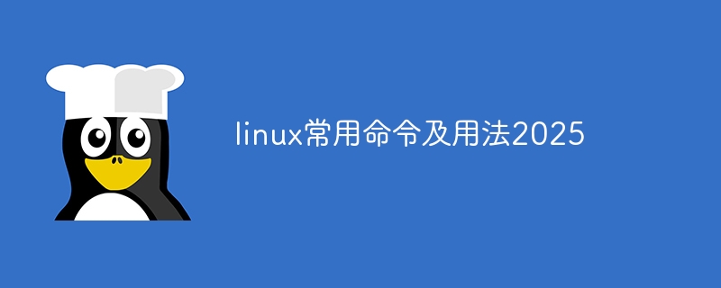 linux常用命令及用法2025