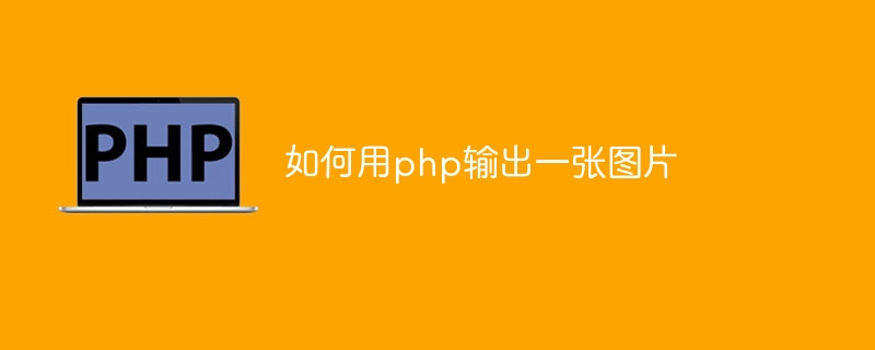 如何用php输出一张图片